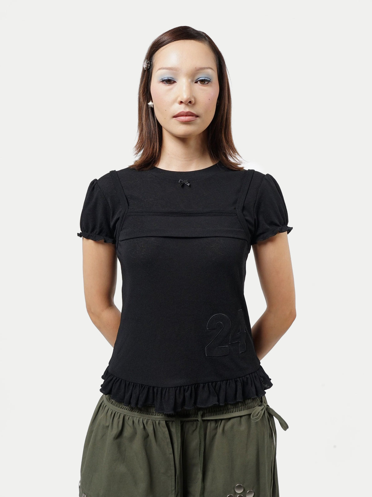 My Lucky Number Top - Black