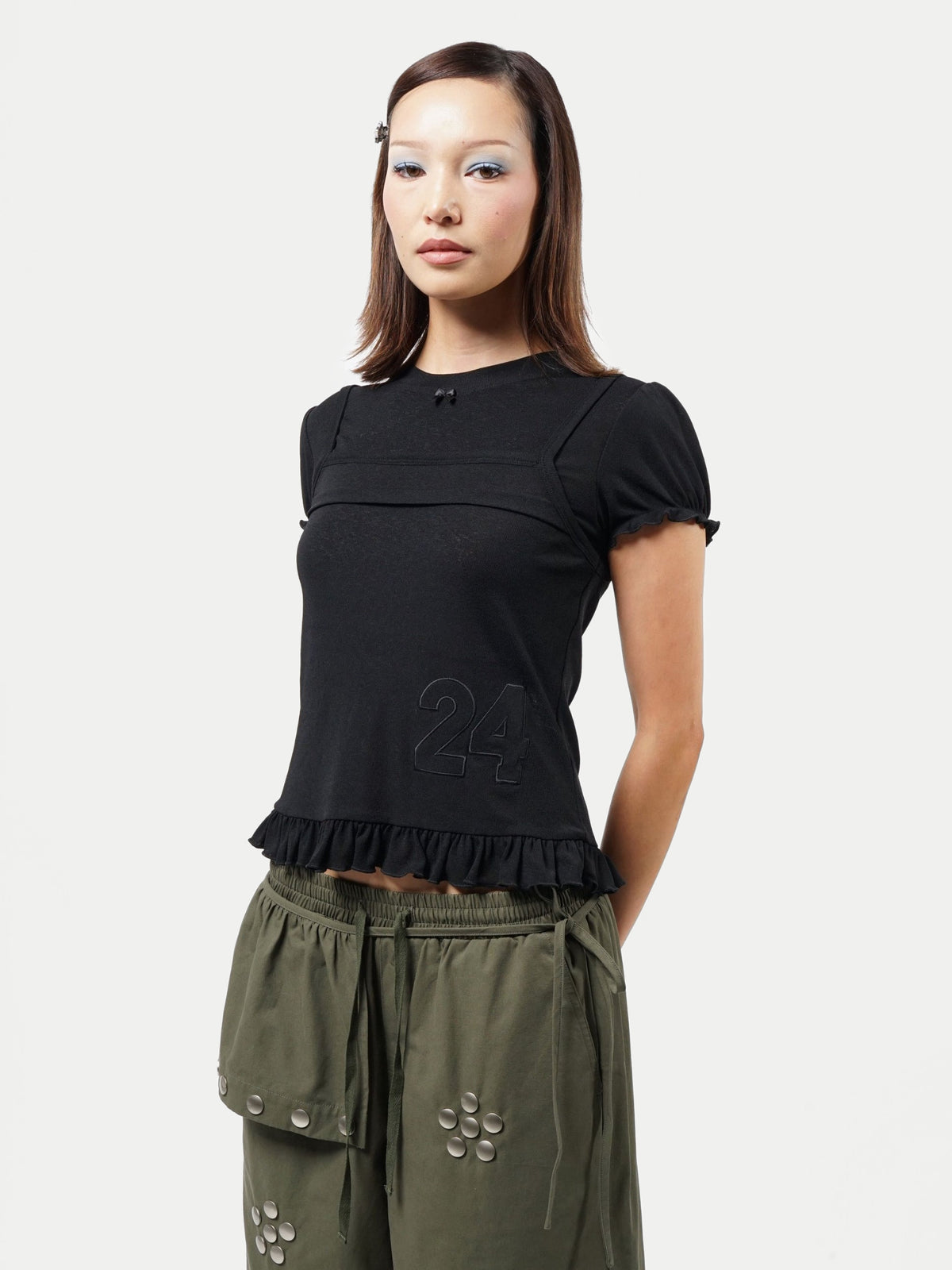 My Lucky Number Top - Black