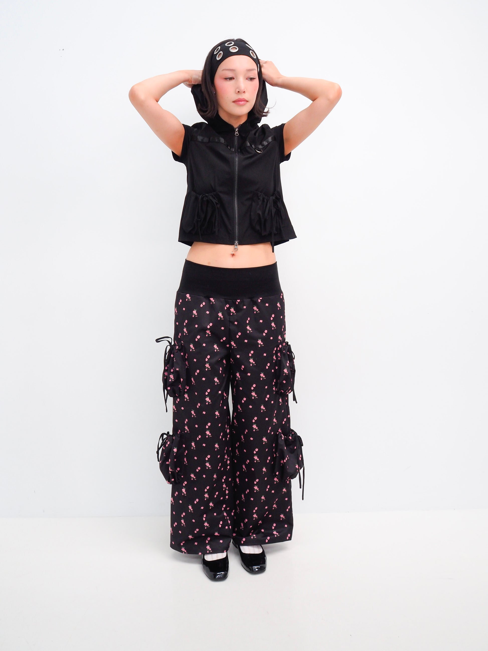 Yuki Pant - Black Floral