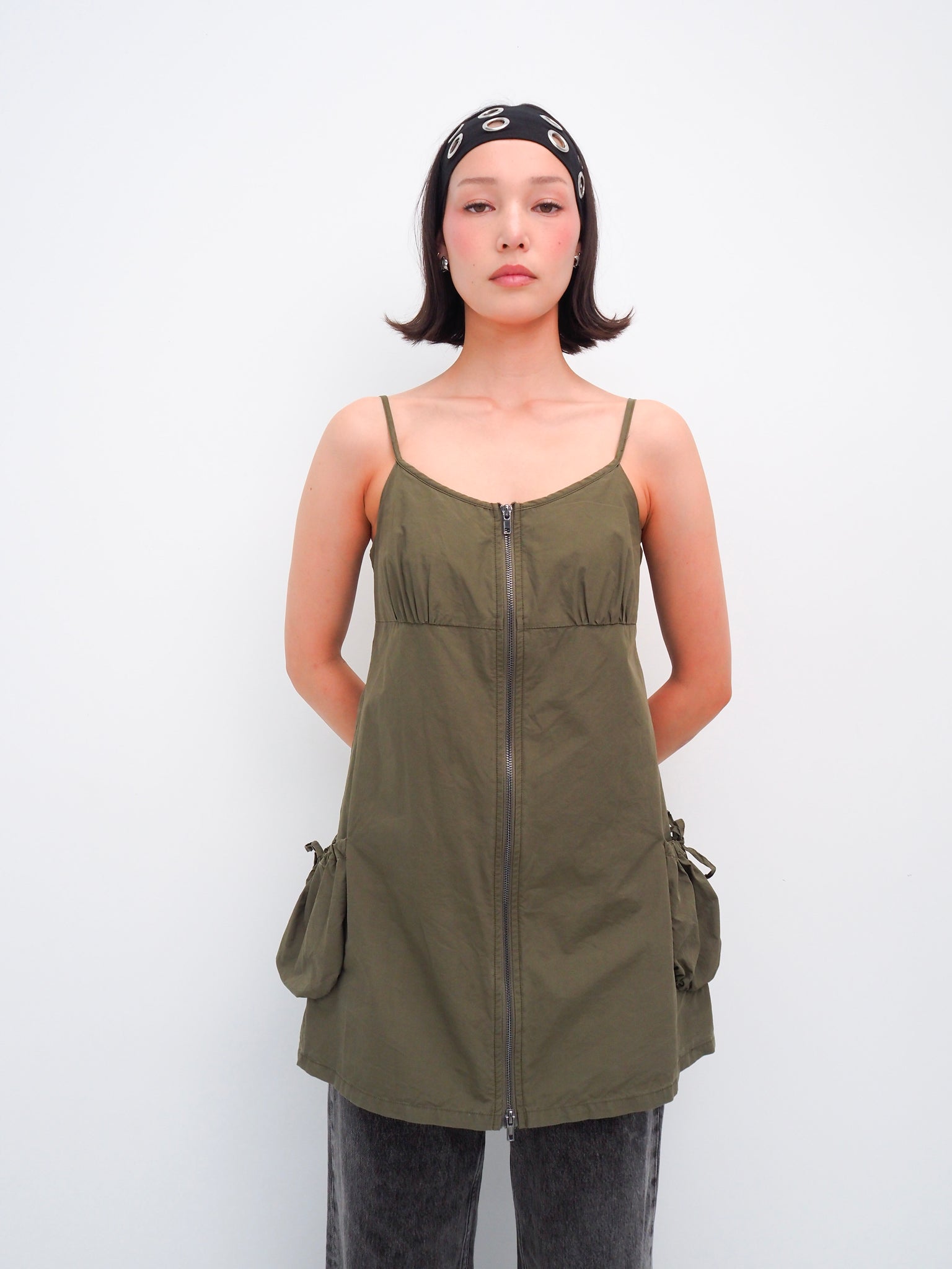 Marie Dress - Olive Green