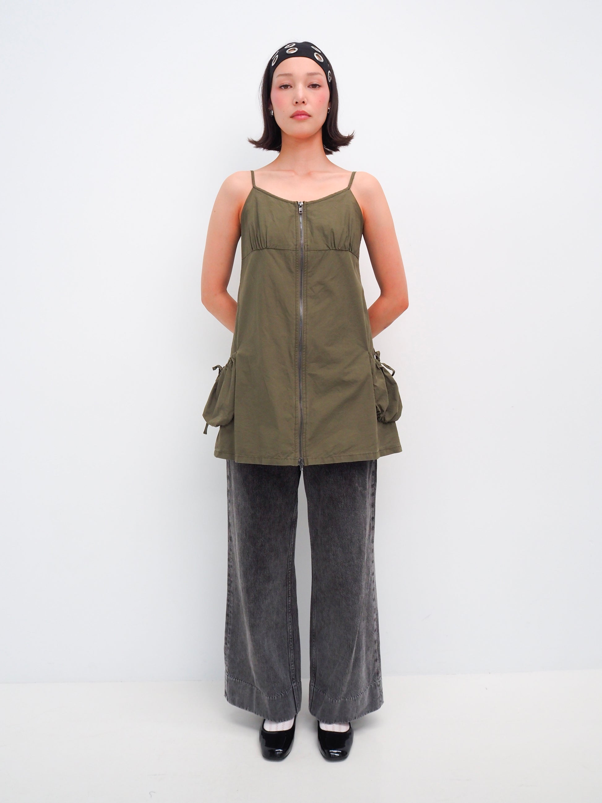 Marie Dress - Olive Green