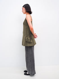 Marie Dress - Olive Green