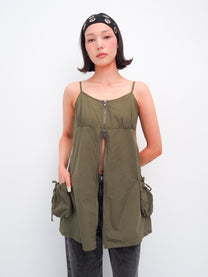 Marie Dress - Olive Green