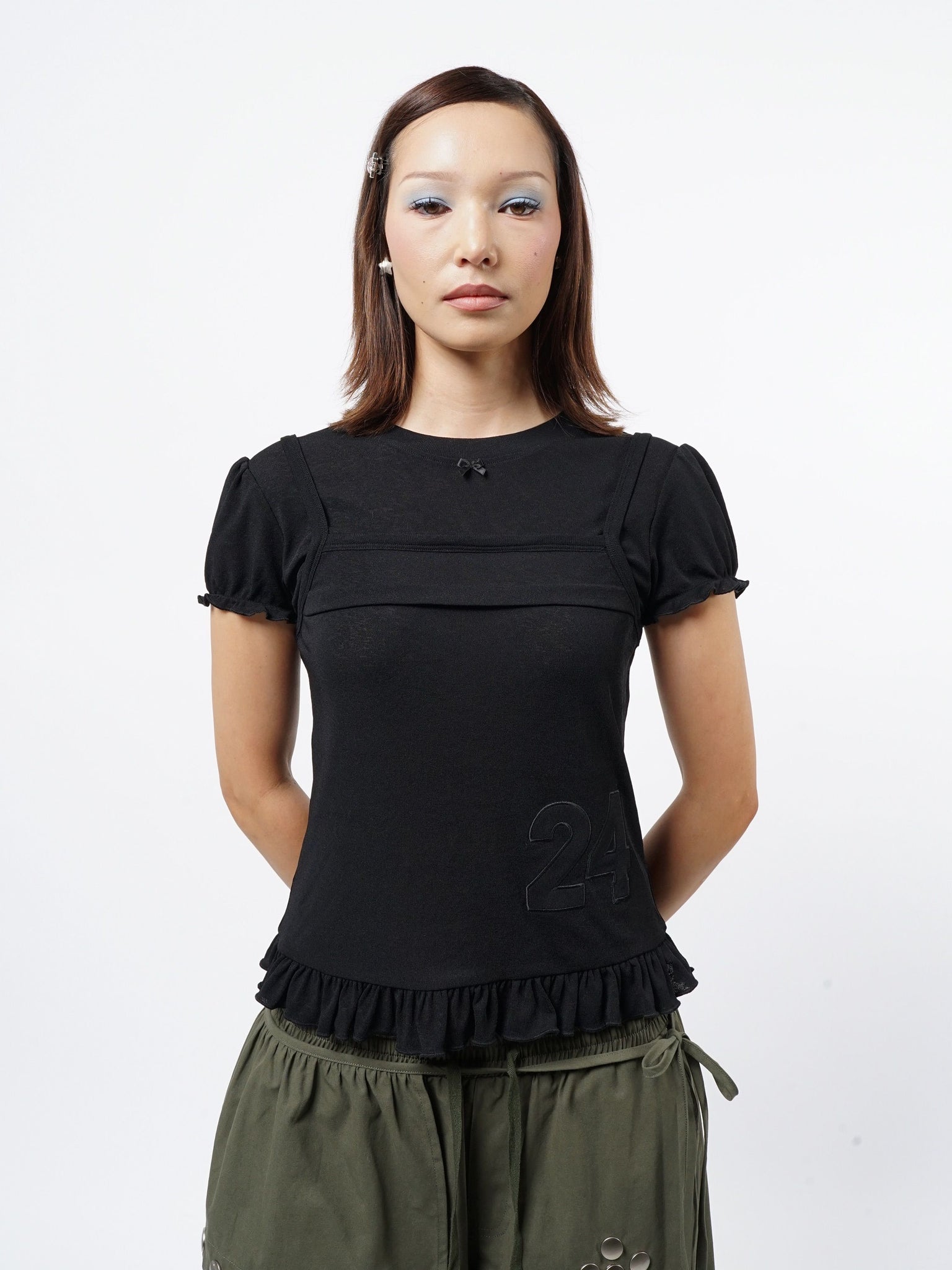 My Lucky Number Top - Black