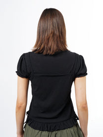 My Lucky Number Top - Black