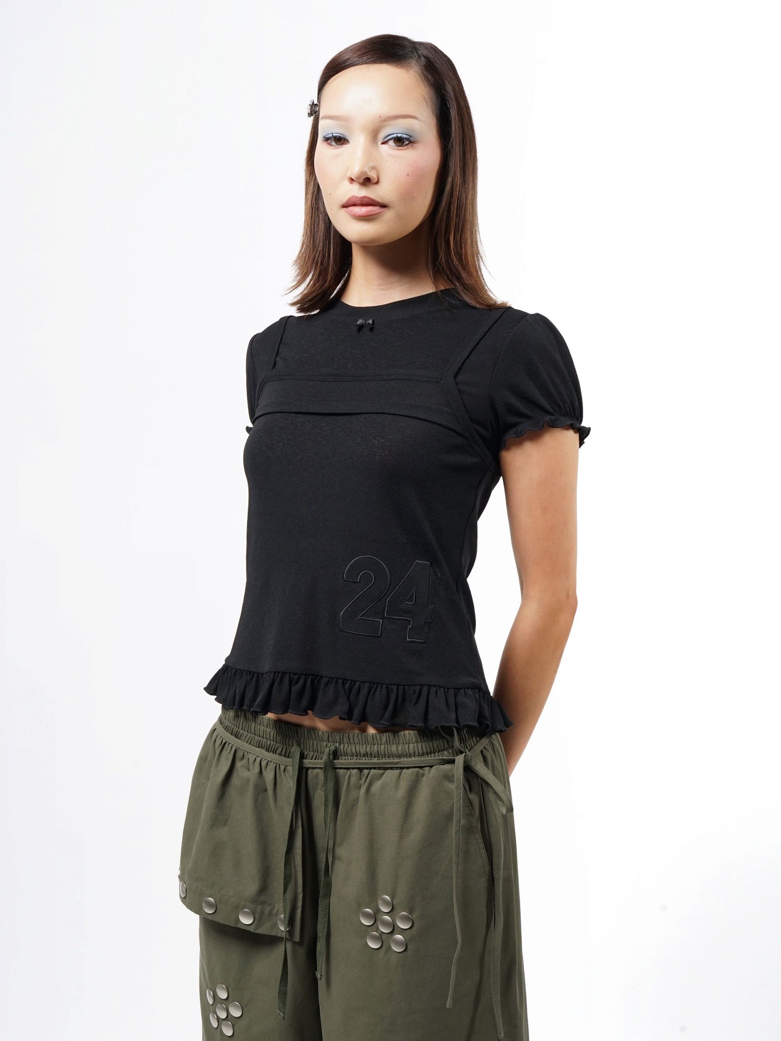 My Lucky Number Top - Black