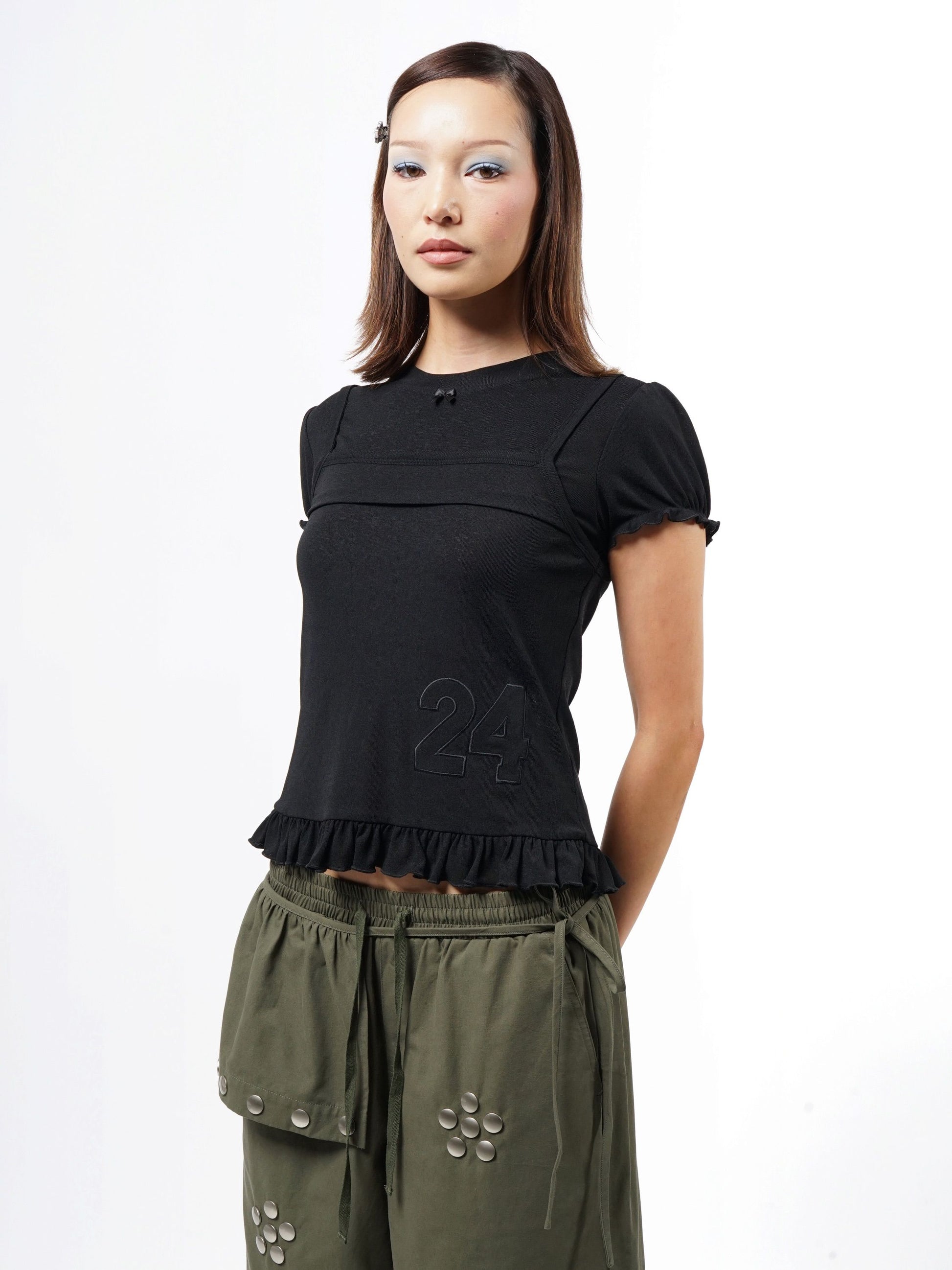 My Lucky Number Top - Black