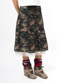 Bonnie Skirt - Camo