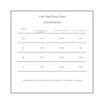 Yuki Pant - All Black